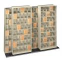 Movable Lateral Shelving, Bi-File High Density Storage System