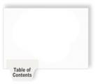 Table Of Contents Bottom Tabs, Letter Size, 25/Pkg. - (Avery, All State, & Blumberg)