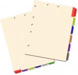 Index Tab Divider Sheets