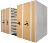 Mechanical Assist Shelving