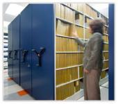 Mechanical Assist Shelving