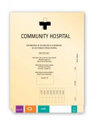 Custom Medical Record File Folders