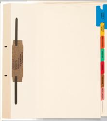 Medical Fileback Divider Set, 8-Tab Side Set
