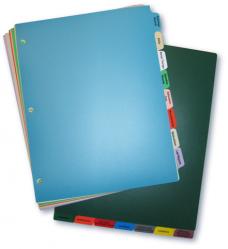 Poly Tab Divider Set - Dialysis Care Center