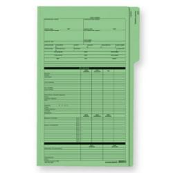 Mortgage Status File Folder: Green, 4369, Printed, Legal Size (100/box)