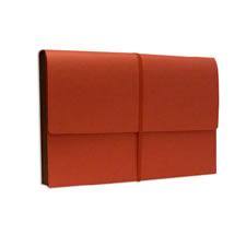 Redweld Premium Expanding Fast Elastic Closure File Pockets, 3 1/2" Expansion, Tyvek Gusset - Legal Size