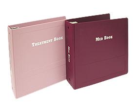Treatment Book - Chart Ring Binders, Molded Ringbook (Open Side/End) 2 1/2"