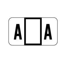 Traco Alpha Labels, 1000, 1100 Series Color Coding for Patient Folders