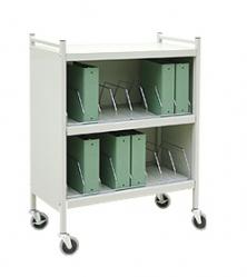 Mobile Chart Cabinet "Workhorse Series" 20-Space Binder Storage Cart